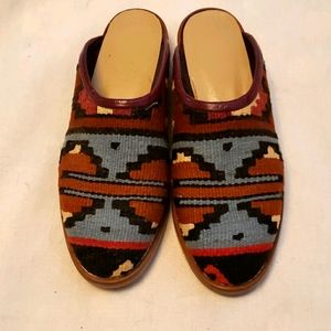 Authentic Turkish Kilim Mules Size 38
